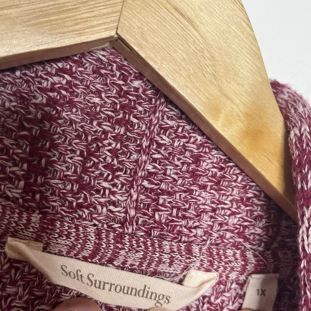 Soft Surroundings Patchwork Striped Open Cardigan… - image 4